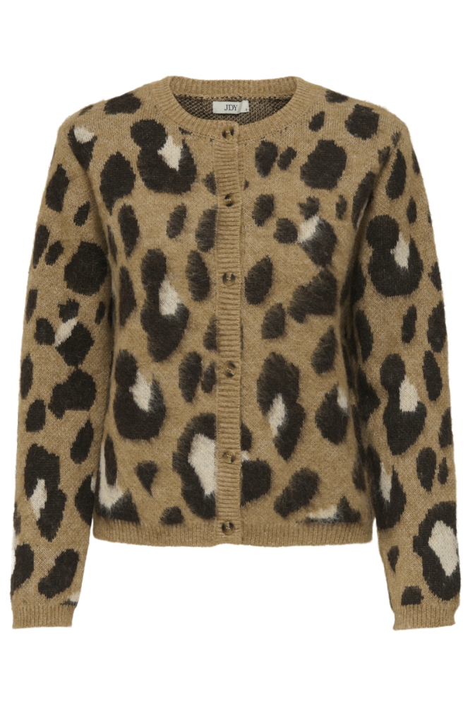 Jacqueline de Yong bruine dames vest | Vooraanzicht