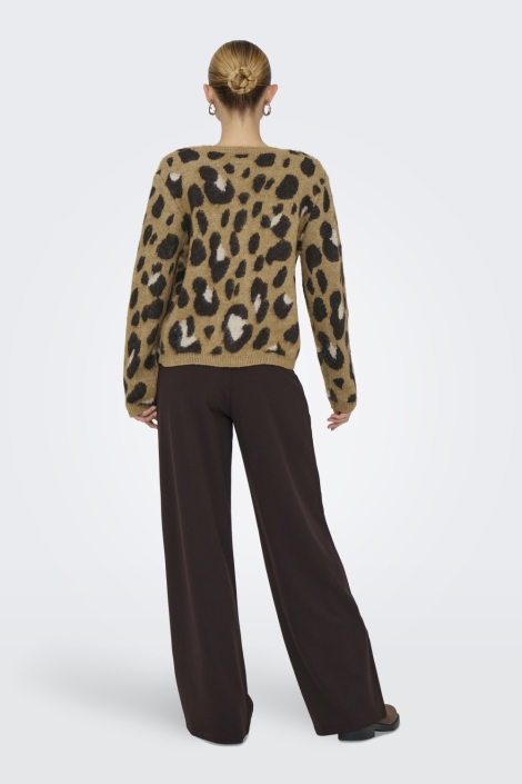 Jacqueline de Yong bruine dames vest | Model