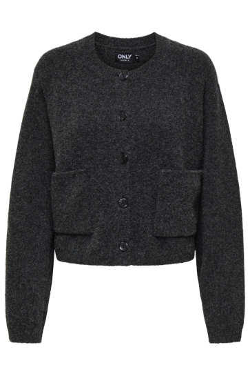 Only onlpiemonte l/s cardigan knt noos Grijs
