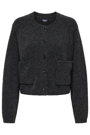 Only ONLPIEMONTE L/S CARDIGAN KNT NOOS 15344118 Dark Grey Melange
