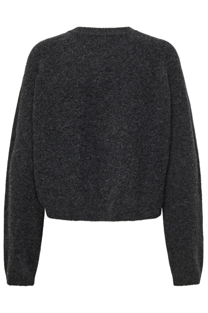 Only grijze dames vest | Achteraanzicht