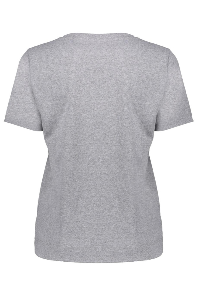 Geisha grijze dames t-shirt | Achteraanzicht