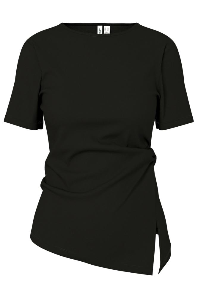 Hypedrop zwarte dames t-shirt | Vooraanzicht