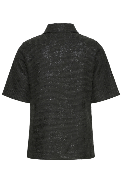 Ichi zwarte dames blouse | Achteraanzicht