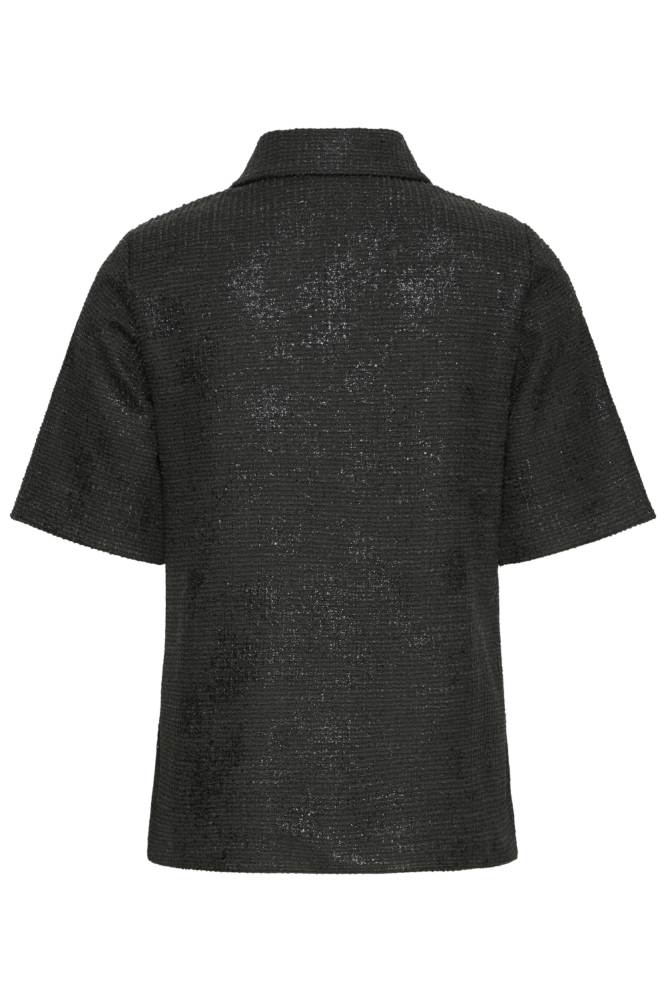 Ichi zwarte dames blouse | Achteraanzicht