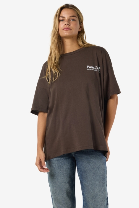 Noisy may bruine dames t-shirt | Model vooraanzicht