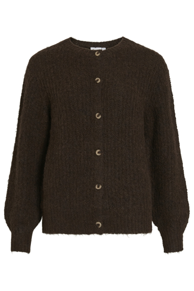 Vila bruine dames vest | Vooraanzicht