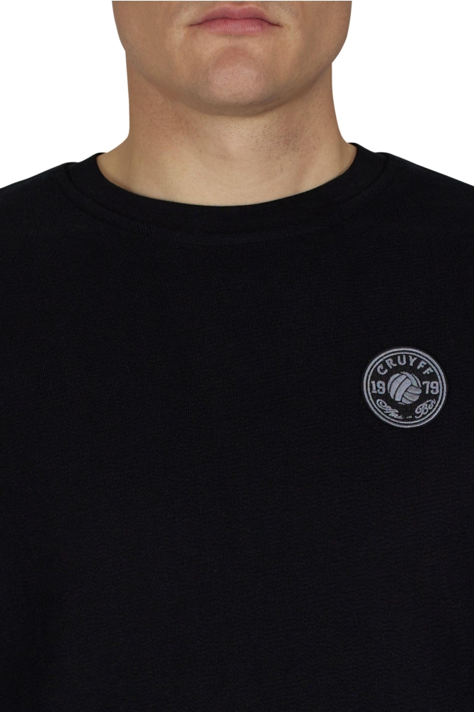 Cruyff zwarte heren t-shirt | Close up