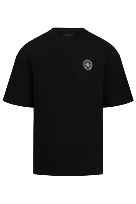 Cruyff zwarte heren t-shirt | Vooraanzicht