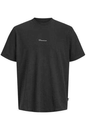 Jack & Jones JPRBLACHAD FRONTPRINT SS TEE SMU 12292531 BLACK/PREMIUM