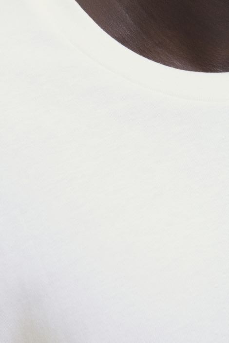 Jack & Jones witte heren t-shirt | Close up