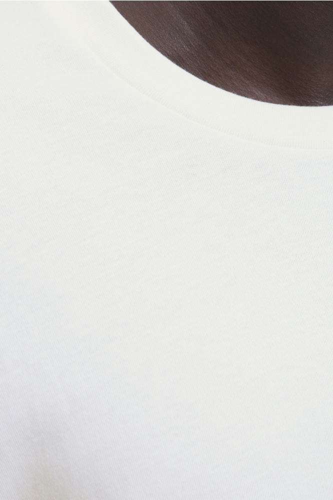 Jack & Jones witte heren t-shirt | Close up