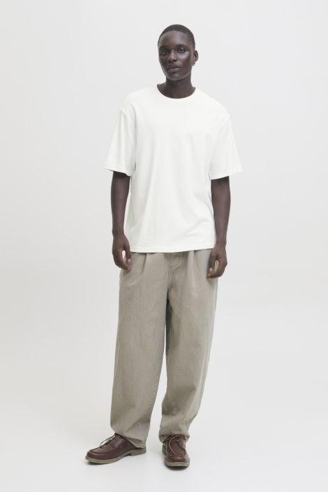 Jack & Jones witte heren t-shirt | Model