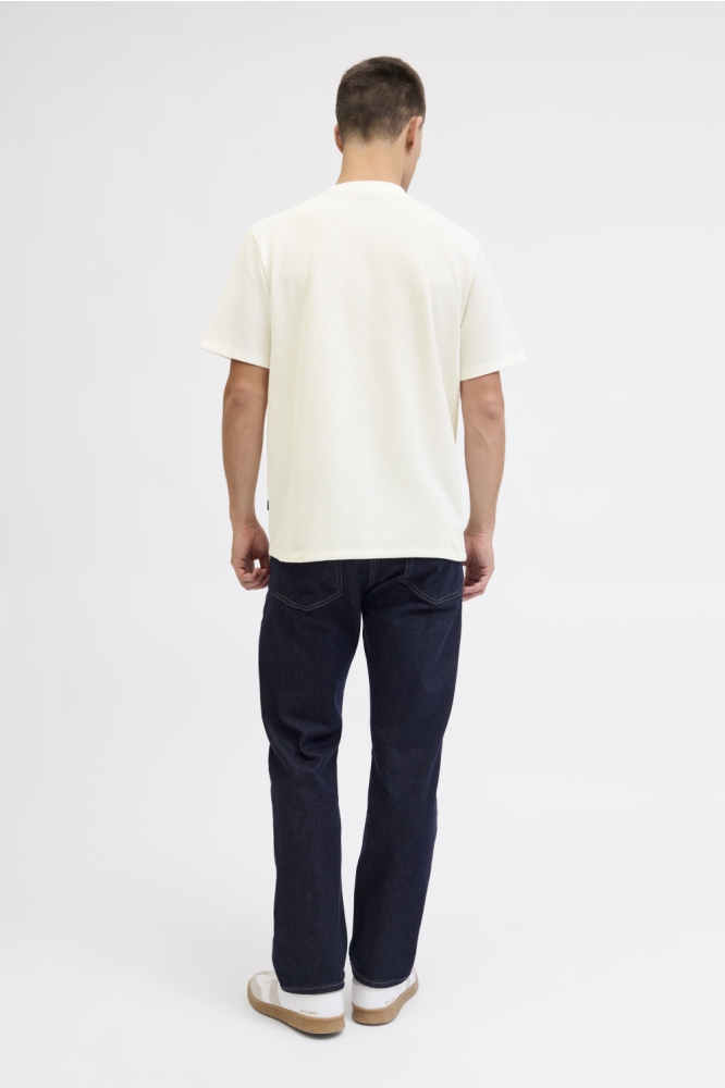 Jack & Jones witte heren t-shirt | Model achteraanzicht