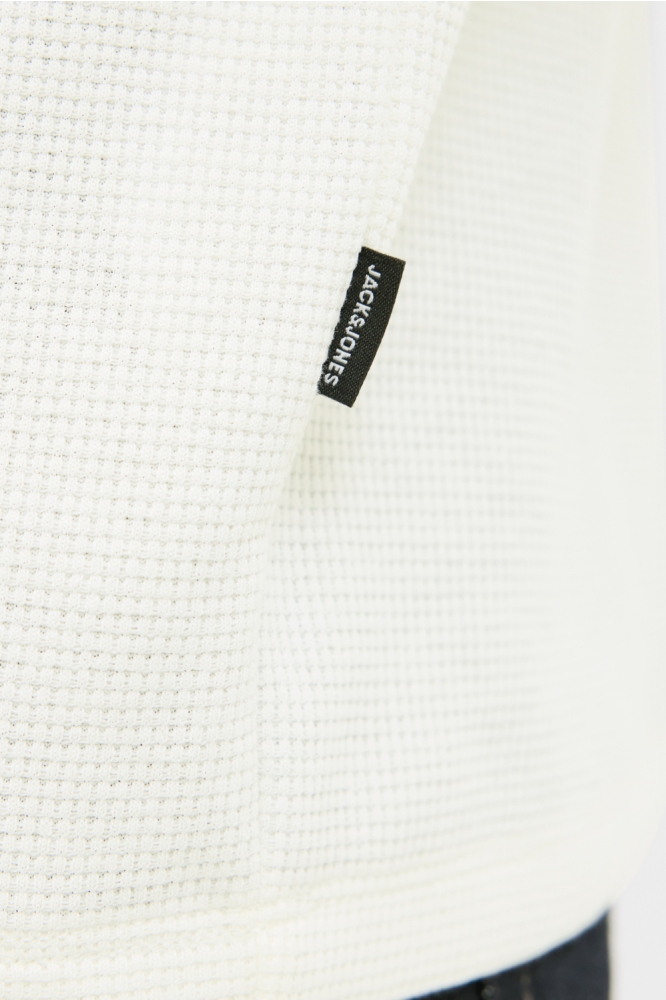 Jack & Jones witte heren t-shirt | Close up