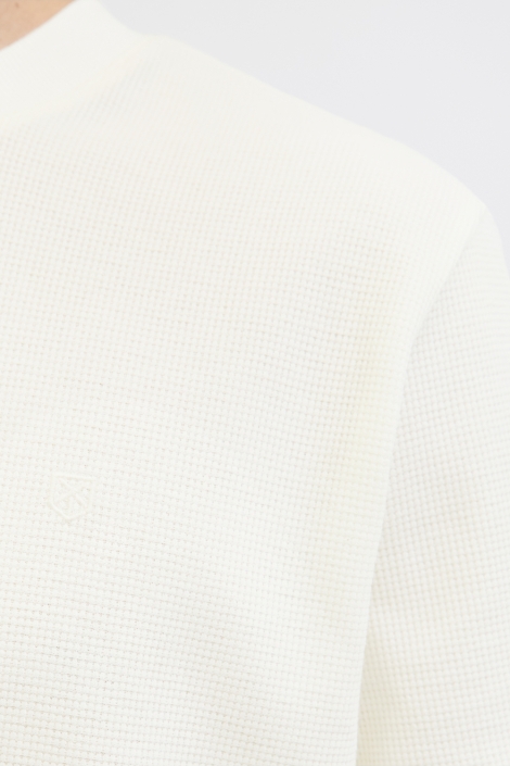 Jack & Jones witte heren t-shirt | Close up