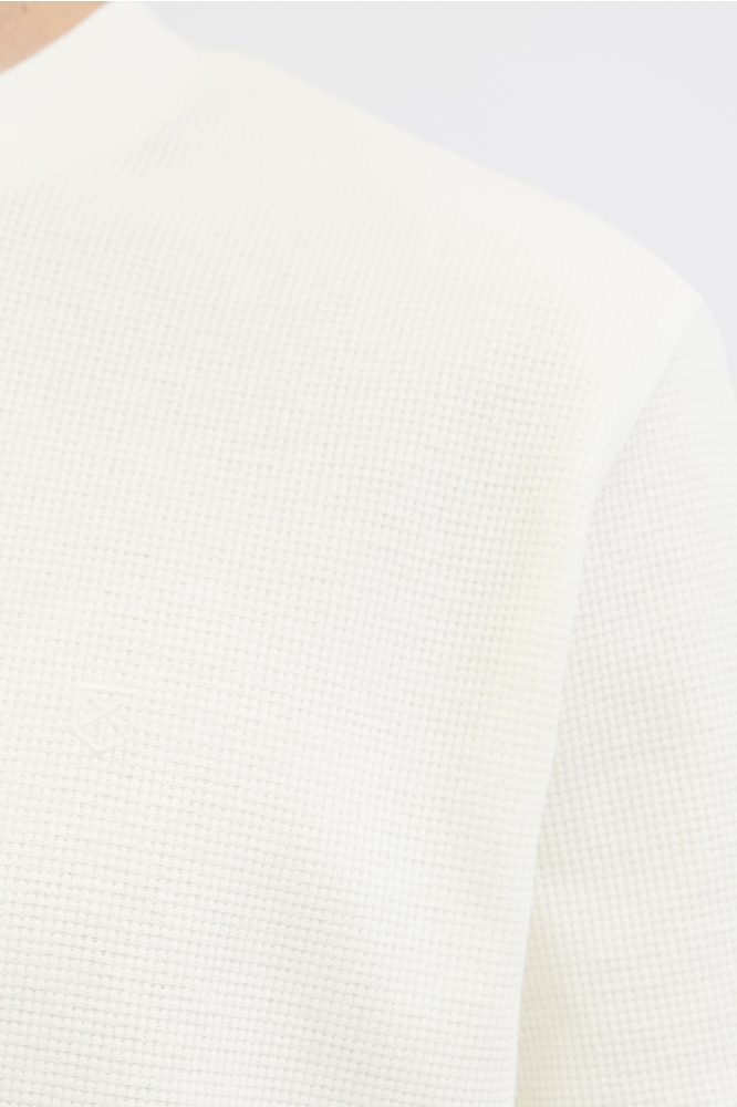 Jack & Jones witte heren t-shirt | Close up