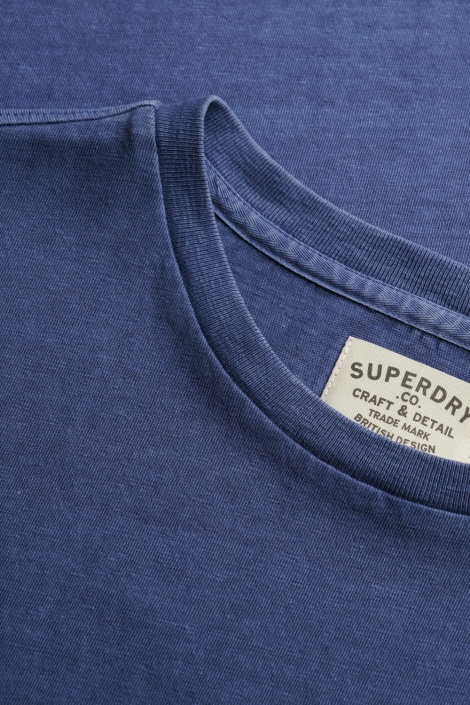 Superdry blauwe heren t-shirt | Kleurstaal