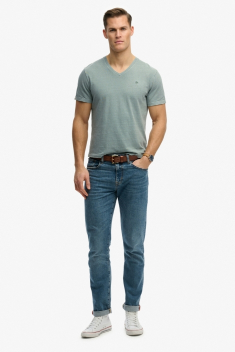 Superdry groene heren t-shirt | Model