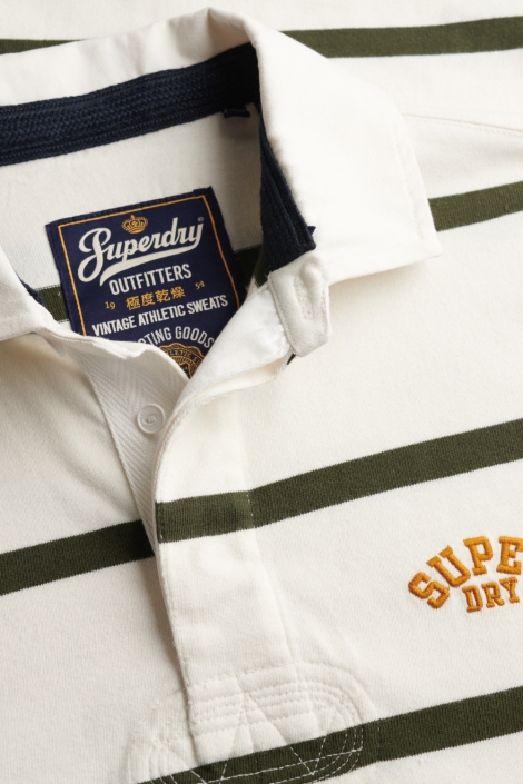 Superdry witte heren polo | Unique Selling Point