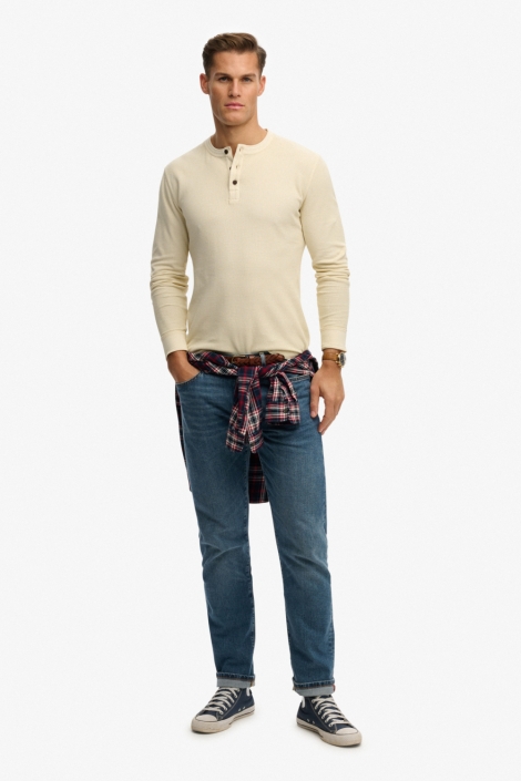 Superdry beige heren t-shirt | Model