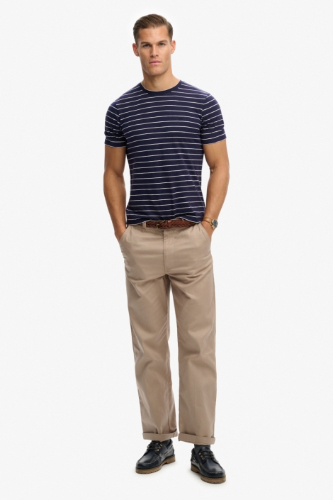 Superdry blauwe heren t-shirt | Model