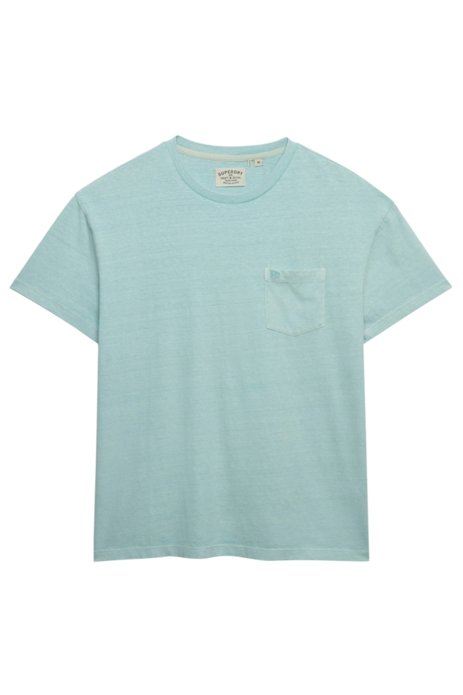 Superdry groene heren t-shirt | Vooraanzicht