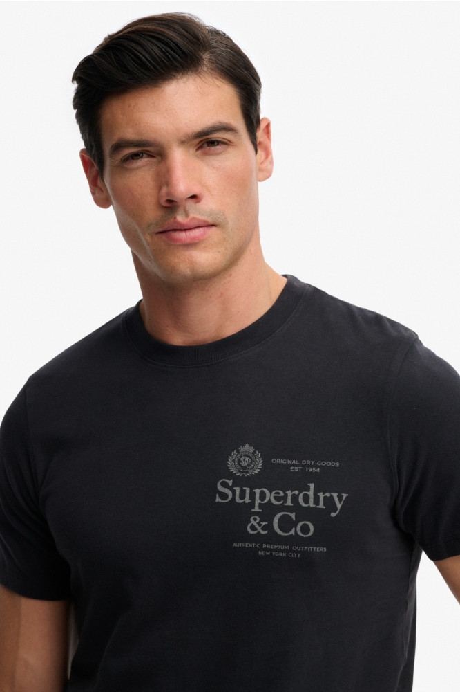 Superdry blauwe heren t-shirt | Kleurstaal