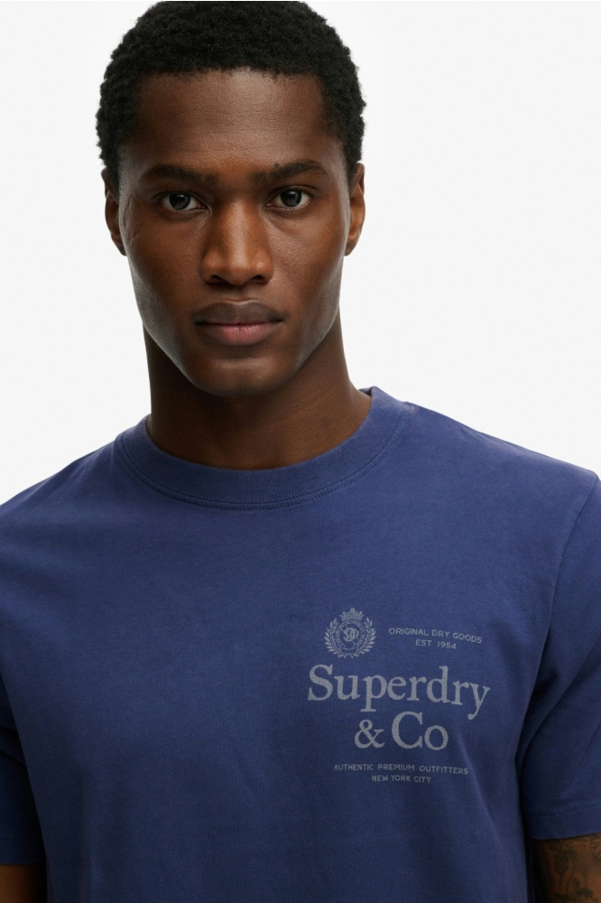 Superdry blauwe heren t-shirt |