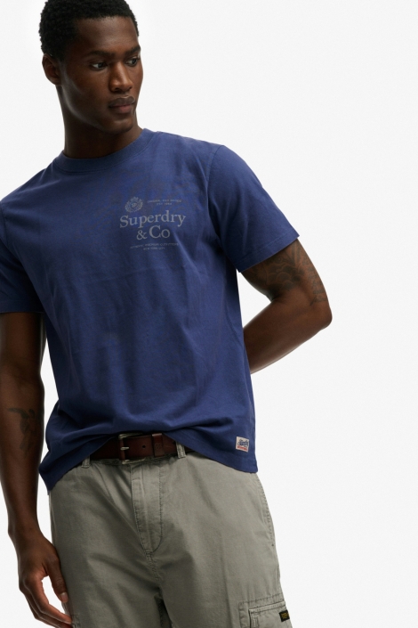Superdry blauwe heren t-shirt |