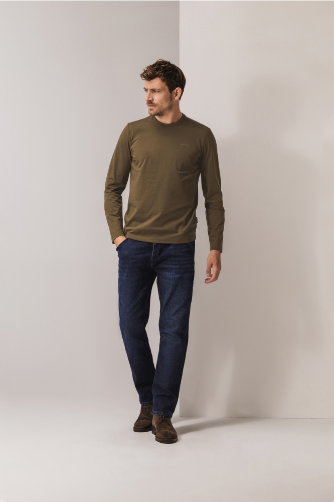 State of Art bruine heren t-shirt | Model