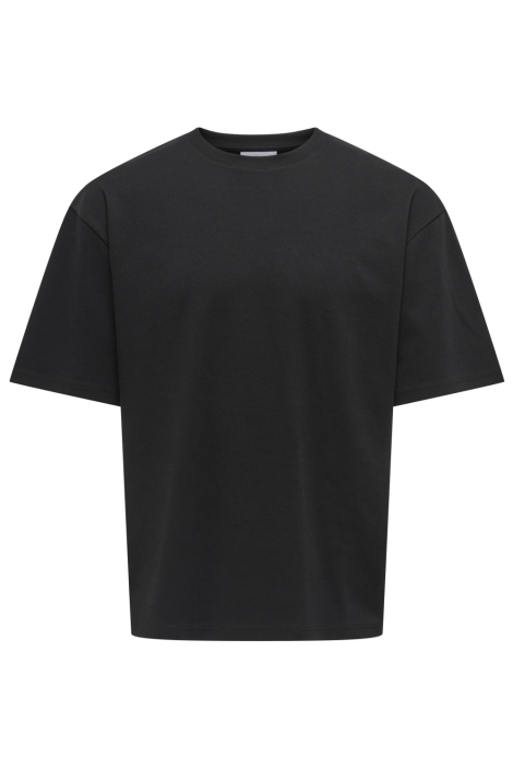 Only & Sons zwarte heren t-shirt | Vooraanzicht