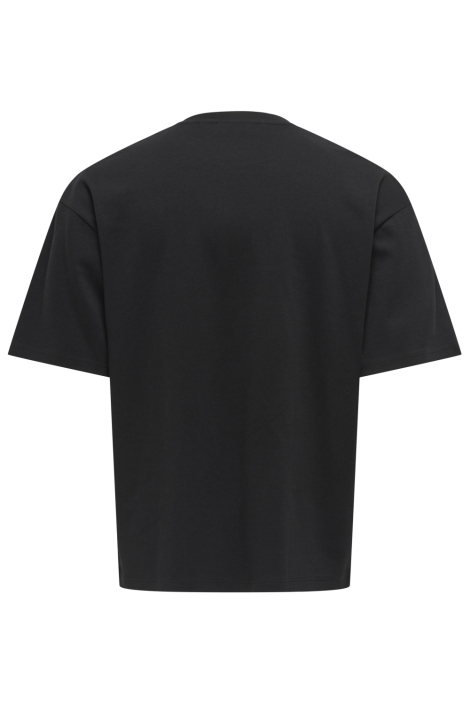 Only & Sons zwarte heren t-shirt | Achteraanzicht