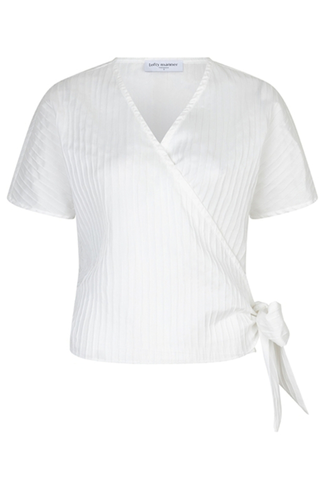 Lofty Manner witte dames blouse | Vooraanzicht