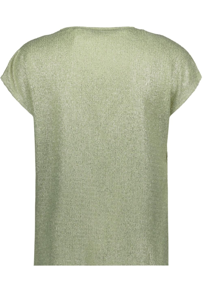 Lofty Manner groene dames t-shirt | Achteraanzicht