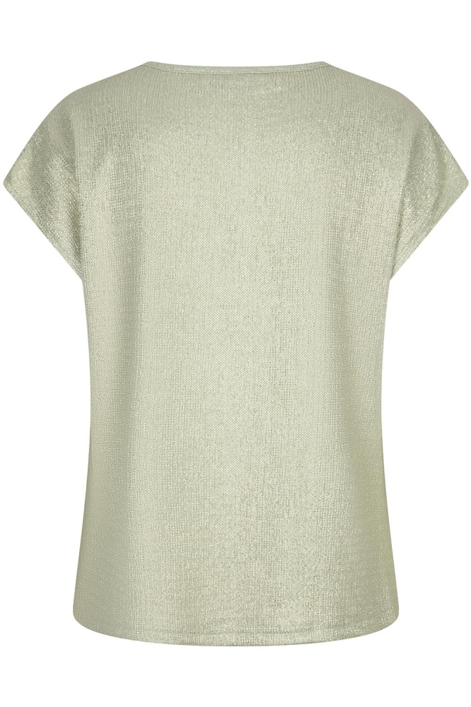 Lofty Manner groene dames t-shirt | Achteraanzicht