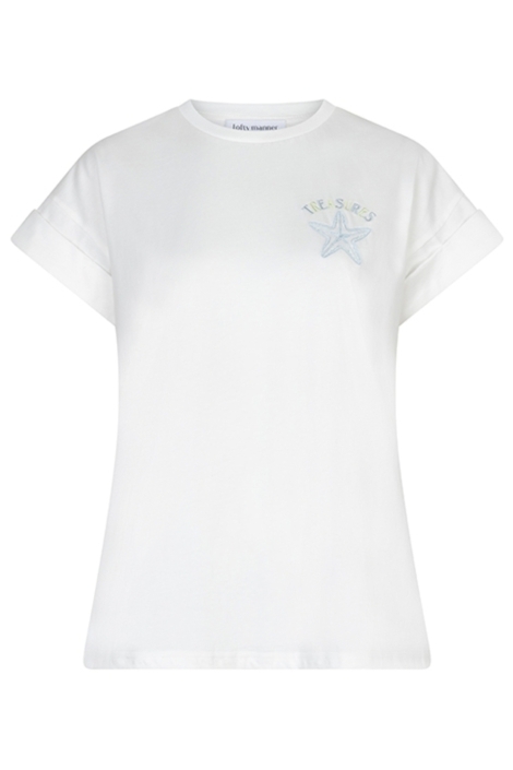 Lofty Manner witte dames t-shirt | Vooraanzicht