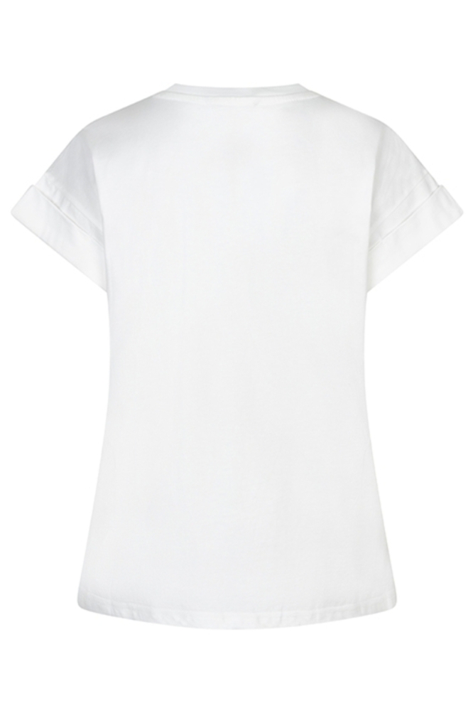 Lofty Manner witte dames t-shirt | Achteraanzicht