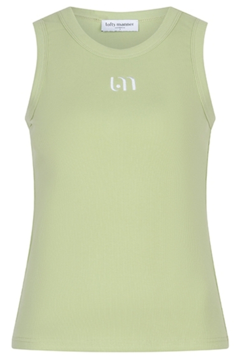 Lofty Manner groene dames top | Vooraanzicht