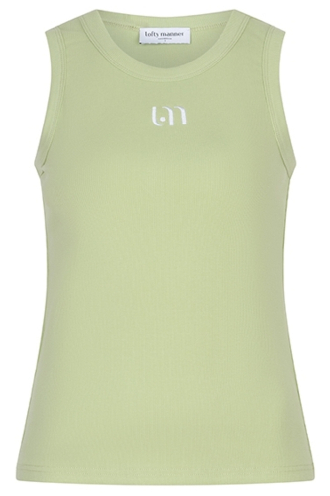 Lofty Manner groene dames top | Vooraanzicht