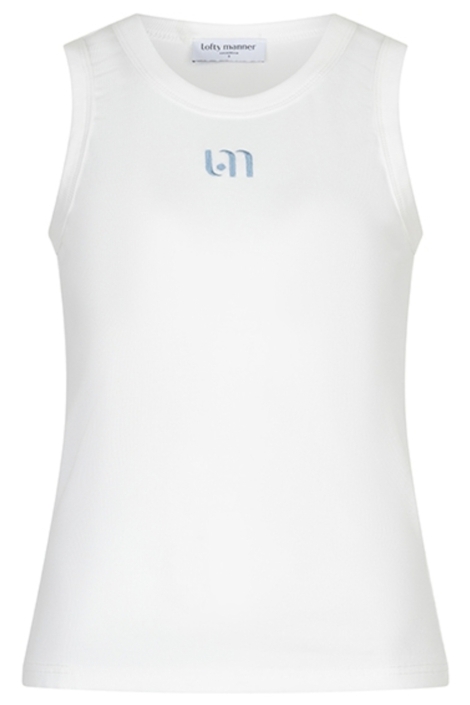 Lofty Manner witte dames top | Vooraanzicht