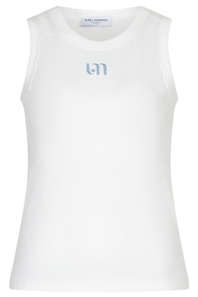 Lofty Manner witte dames top | Vooraanzicht