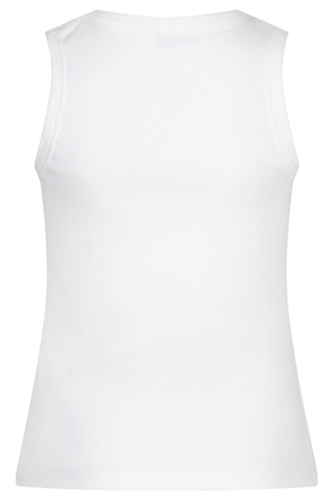 Lofty Manner witte dames top | Achteraanzicht