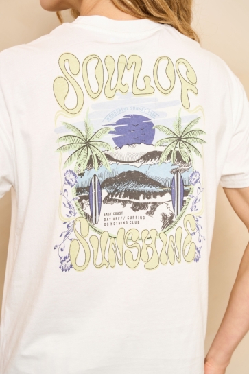 Lofty Manner T-shirt T SHIRT IRENE RD18 100 white