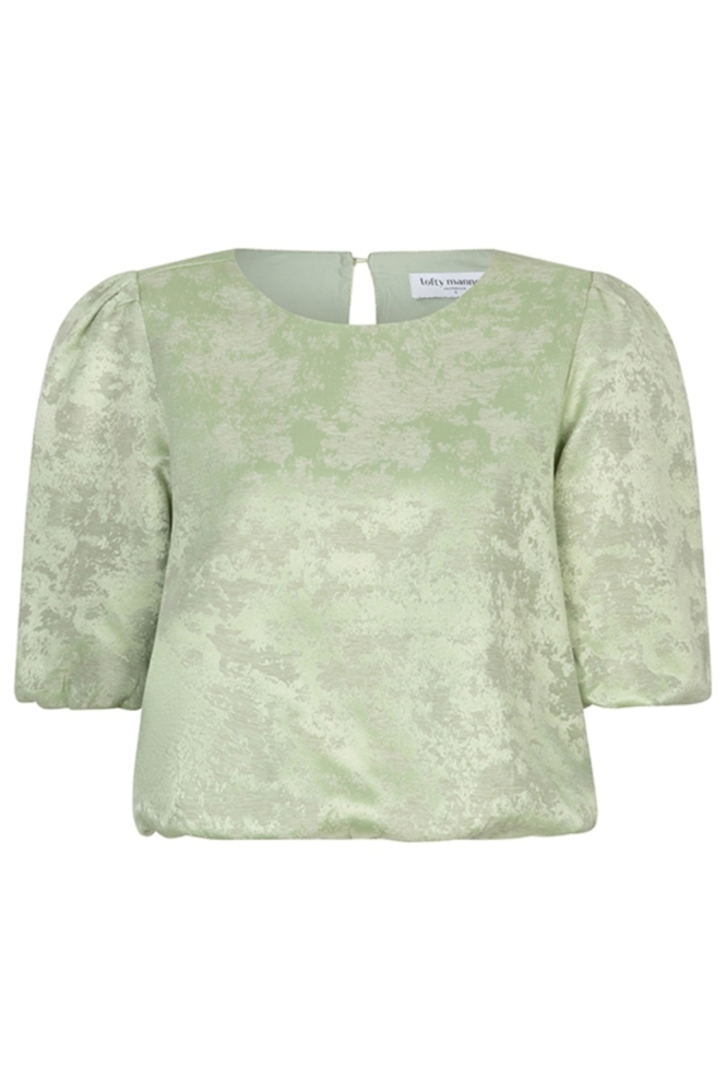 Lofty Manner groene dames t-shirt | Vooraanzicht