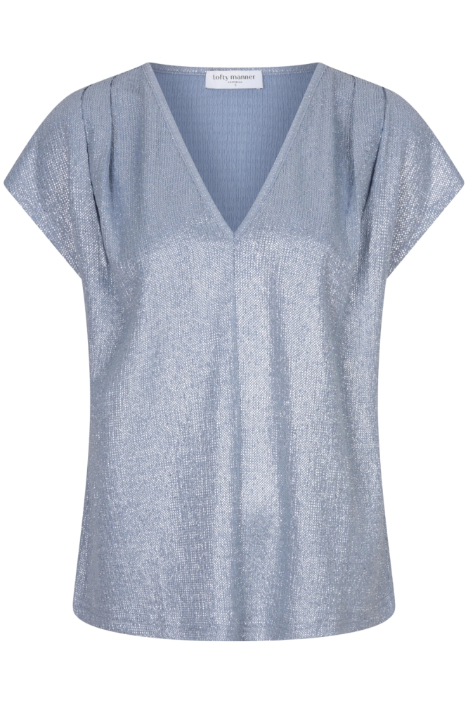 Lofty Manner blauwe dames t-shirt |