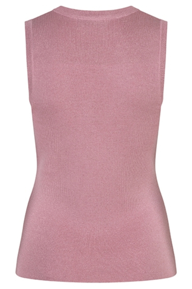 Lofty Manner roze dames top | Achteraanzicht