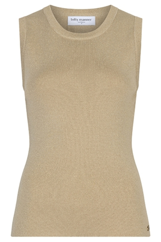 Lofty Manner camel dames top | Vooraanzicht