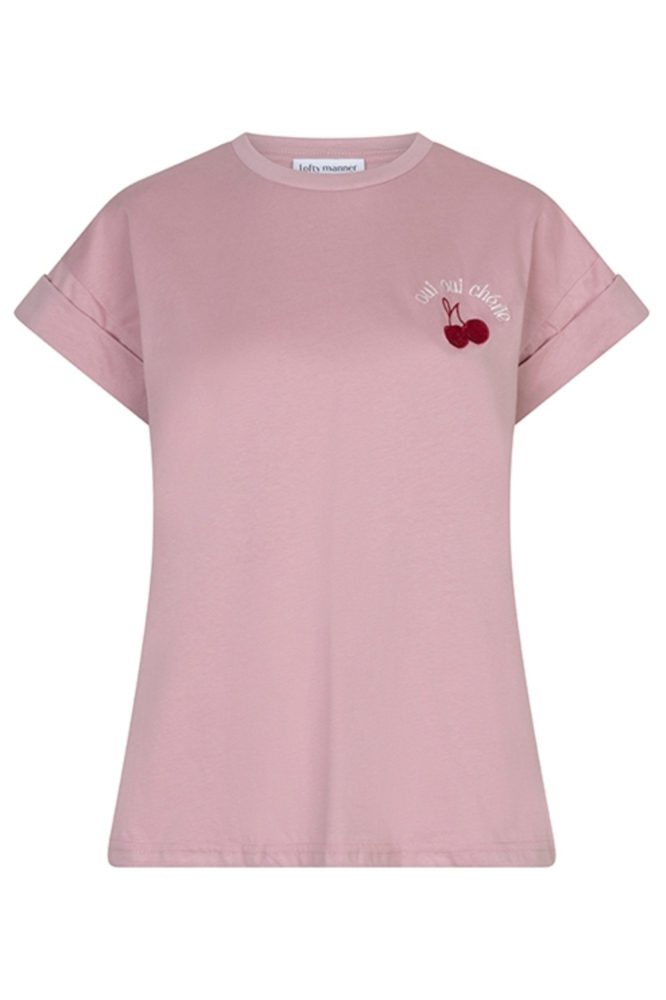 Lofty Manner roze dames t-shirt | Vooraanzicht