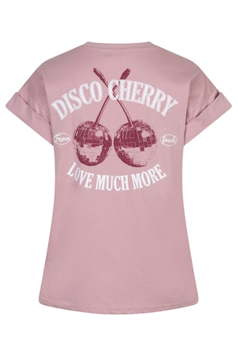 Lofty Manner roze dames t-shirt | Achteraanzicht